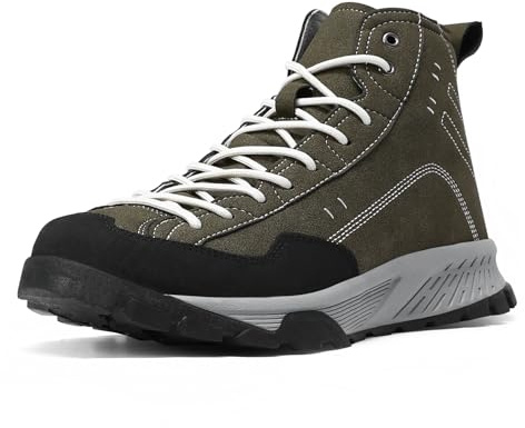 YOUTHUP Men's Comfort Hiking Boots Non-Slip Breathable Trekking Camping