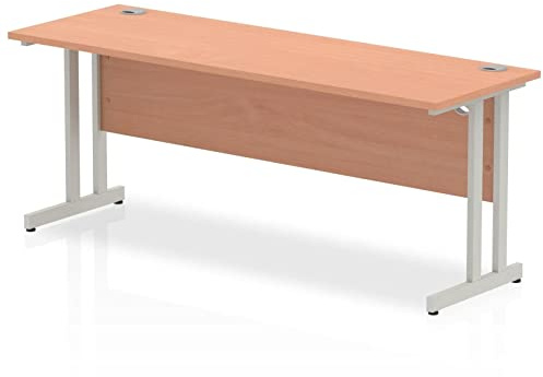 BiMi 1800mm x 600mm Rectangular Straight Desk in Beech