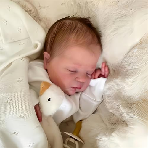 Reborn Babydockor 48 cm - Verklighetstrogna Söta Dockor Mjuk Kropp Realistisk Nyfödd Äkta Liv Handgjorda Dockor För Barn Gåvor