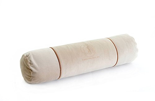 Alibo Cuscino cilindrico per collo e testa, per alleviare il dolore, rotolo rotondo cervicale, 53,3 x 12,3 cm, lungo, per dormire, supporto per dormire, cuscino per massaggio alle gambe, con federa