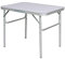 BAKAJI Klapptisch Camping Campingtisch Picknick, Aluminium, 60 x 45 x 50 cm, zusammenklappbar, Ameisenkoffer, grau