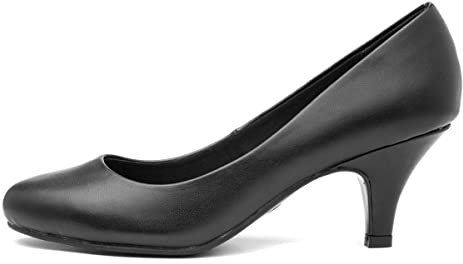 Lilley Viola Womens Black Slip On Court Shoe - Size 8 UK - Black