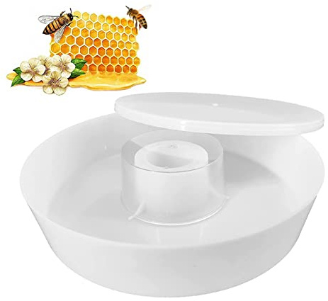 Bee Feeder, Bee Round Rapid Feeder, Bee Water Feeder, Water Or Sugar Syrup Feeding Equipment, Water Feeder Drinking Bowl, Beekeeping Water Feeder Beehive Drinking Bowl For Bee Keeping Equipment