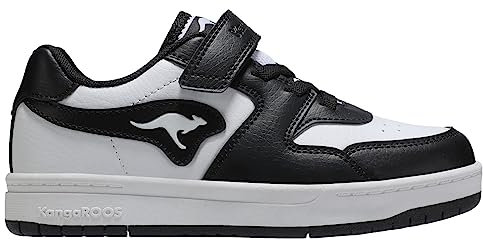 KangaROOS Unisex Kinder K-cp Fair Ev Sneaker, Jet Black White, 39 EU