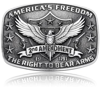 MASOP Western Belt Buckle for Men American Freedom Belt Buckles Cowboy Cowgirl Rodeo Belts Buckle Mens Jean's Accessory
