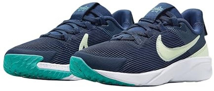 Nike Star Runner 4 jüngere Kinder Schuh, Midnight Navy/Volt Tint-Dusty Cactus, 30 EU