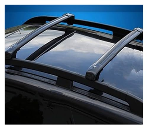 Barras Transversales Barras Laterales 5 Puertas, Rieles Transversales, Barras Techo 2 Piezas Para Benz, Para Viano, Para VITO W447 (2014-2023) Barras de techo(B-BLACK)