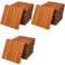 CASARIA® 33x Wooden Acacia Decking Tiles | 30x30cm | Cuttable Interlocking System | Drainage System | Garden Balcony Patio Click Lock-in Flooring Deck | FSC-Certified Acacia Wood | 33 Tiles