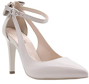 Nero Giardini E311072DE Décolleté Donna in Pelle - Ivory 40 EU