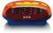 iCES ICR-210KIDS Uhrenradio - Radiowecker für Kinder - PLL FM - Schlummerfunktion - Sleeptimer - Gangreserve - blau/orange