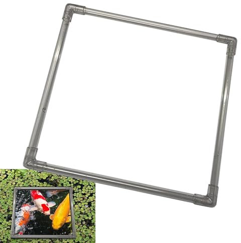 Zubehors Aquarium-Schwimmring, schwimmender Pflanzenkorral - Quadratische schwimmende Pflanzen für Aquarien,Clear Intercepts Plants Aquarium, optimale Dicke für Schildkrötenaquarien