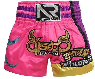 Volere è potere, Pantaloncini da Boxe, Pantaloncini da Kickboxing, Pantaloncini da Muay Thai, Pantaloncini da Boxe, Pantaloncini Sportivi, Uomo Donna, Pantaloni da MMA di Lusso, Rosa pesca., M/L