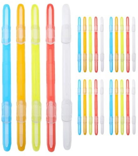 HOMSFOU 30 Pièces Attaches pour Documents Pinces À Reliure pour Feuilles Mobiles Attache pour Papier À Feuilles Mobiles pour Organisation De Dossiers Au Bureau À La Maison Et À L'École