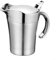 Salsiera, in acciaio inox, doppio isolamento, con coperchio incernierato, brocca per salsa da 450/750 ml, per cene in famiglia, Ringraziamento, Halloween, Natale (750 ml)
