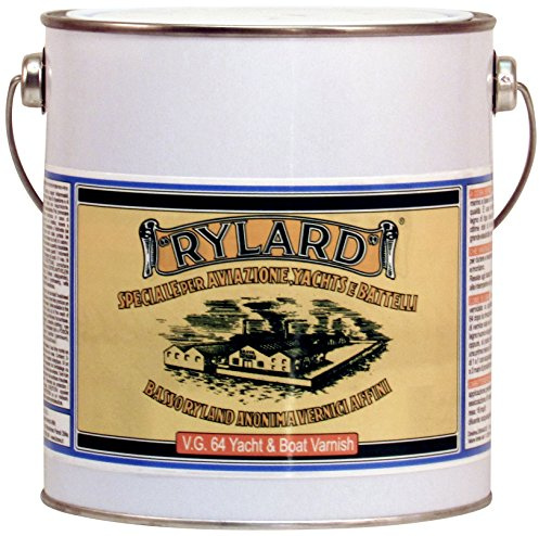Rylard VG 64 Yach & Boat Vernice Lucida per Legno, Trasparente, 2500 ml