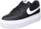 Nike Damen Court Vision Alta Leather Basketballschuh, Black White, 43 EU