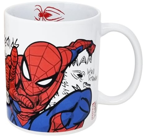 Stor Tasse Marvel Spiderman Spider Sense Araignée Mug en céramique pour petit déjeuner goûter 360 ml