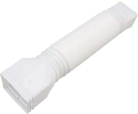Ejoyous Extensiones de Bajante de Canal de Lluvia, Drenaje de Tubo de Bajada de Canal de Lluvia Flexible Conector de Tubería de Agua de Lluvia Conector de Canal Drenaje de Agua de Lluvia