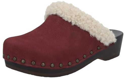 Berkemann Unisex Soft-Toeffler Holzschuh, Bordeaux, 40 2/3 EU
