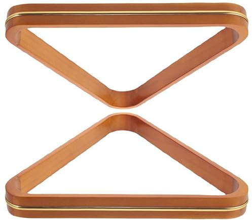 SUPVOX 2PCS Wooden Pool Ball Triangle Rack Billiard Table Accessory