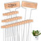 22 Stück 25,5 cm hohe Kupfer-Pflanzenetiketten, Metall, Gartenmarker, Tags, Outdoor-Pflanzenschilder für Gemüse, Blumen, Kräuter, Topfpflanzen