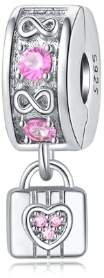 Berlock i 925 sterlingsilver – Blandade hjärtan, kärlek och symboliska hängen för armband – Sjuksköterska, tagg, krona, oändlighet, gest, snäcka, krabba, honung, kaka, rosett, pil och båge, dubbelring