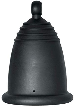 Me Luna Coupe menstruelle Classic, bille, noir, Taille S