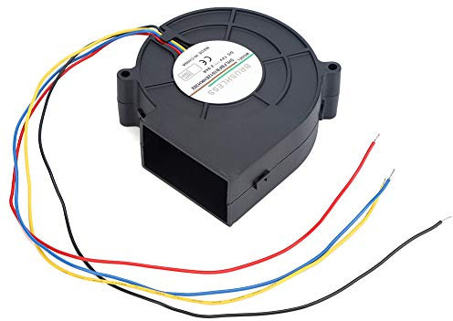 Kuuleyn 97x97x33mm 12V DC 2.94A Ventilador de refrigeración de turbina de Doble Bola para Picnic Camping Accesorios de Equipo de calefacción para Barbacoa, Barbacoa