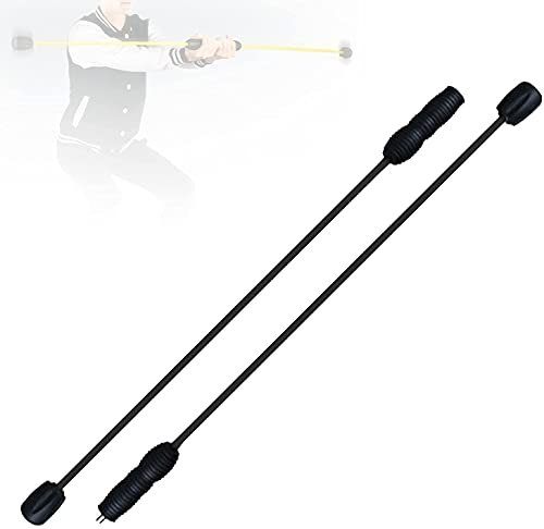 Fitness Schwingstab Pilates Stange Tragbares Yoga Stick Home Abnehmbarer Tremor Bar mit hoher Elastik, Glasfaser zur Gewichtsreduktion, Fettverbrennung, Jugendliche und ältere Menschen, Pilates, Rot