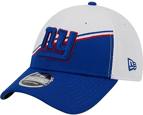 New Era New York Giants NFL 2023 Sideline White Blue 9Forty Stretch Snapback Cap - One-Size