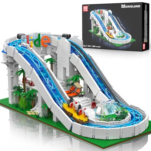 Mould King 11021 Set di blocchi per scivoli d'acqua