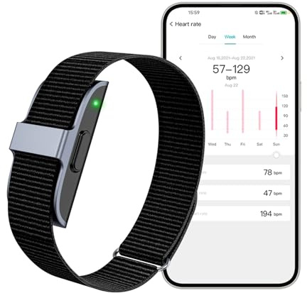 findtime Contapassi braccialetto intelligente fitness smartwatch donna uomo contapassi fitness tracker senza display Activity Trackers con cardiofrequenzimetro del sonno, tracker calorie distanza