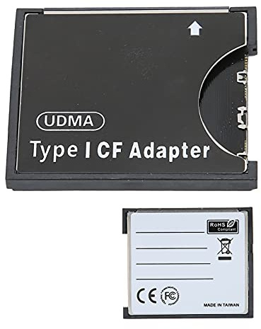 Ausla Scheda Adattatore CF per Lettore di Schede di Memoria, Supporta WiFi Wireless per Fuji con capacità di 2TB, compatibilità MMC SDHC SDXC.