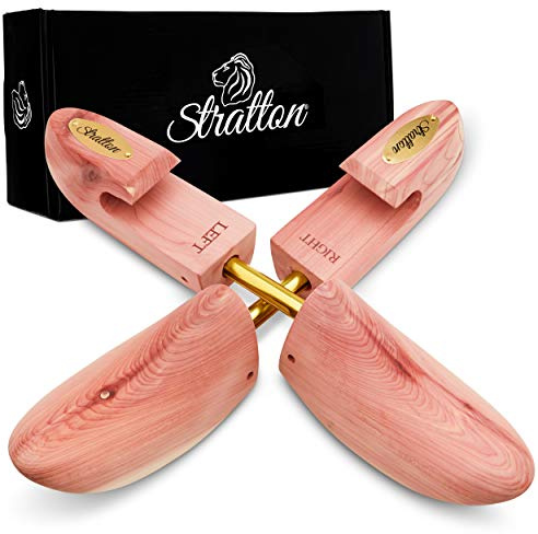 Stratton Cedar Shoe Tree - Shoe Trees for Men & Women, Sneakers, Widener & Shaper | GROWN IN USA (1-pack, Medium (Fits Shoe Sizes 9-10))