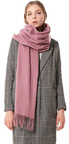 Leisofter Sciarpa Donna Cashmere Invernale Foulard Stole Elegante Sciarpa Calda e Morbida Lungo da 200cm x 70cm