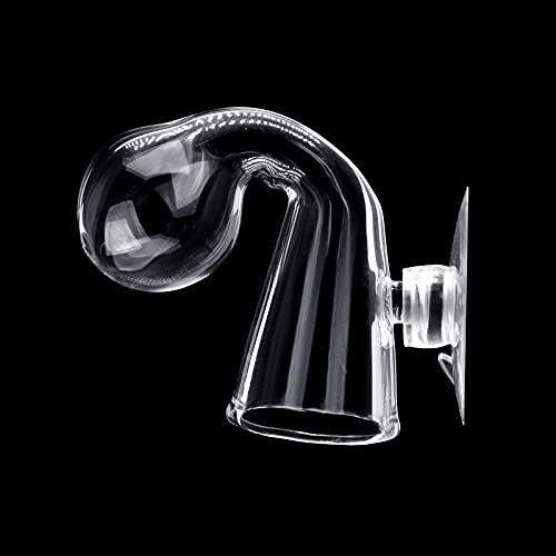 WEAVERBIRD Measury CO2 Aquarium,CO2 Tropfen Checker,Glas Messung Monitor mit Saugnäpfe für gepflanzte Aquarium Fisch Tank, CO2 Test Drop Checker, CO2 Tester Aquarium zubehör