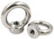 2 pcs of M10 304 Stainless Steel Ring Nut Lifting Eye Nut Lifting Ring Eye Bolt Female Threaded Eye Screw Bolts Fastener Hardware Eyebolt for Lifting Accessories
