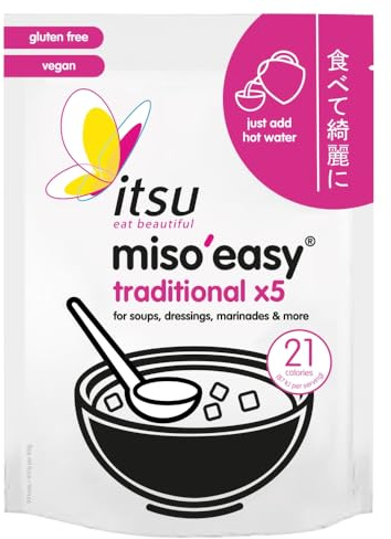Itsu Miso' Easy Traditional Soup Paste, 5 x 21g