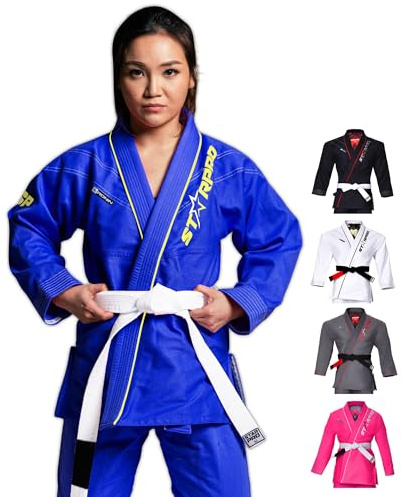 Starpro - Ronin Preencogido Premium Jiu Jitsu, BJJ Gi - Muchos tamaños y Colores - Jujitsu Gi, BJJ Gi Ligero, Jiu Jitsu Gi, Juijitsu Gi, Gi BJJ, BJJ Gi Hombres