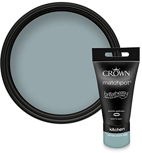 Crown Easyclean Kitchen Matt Emulsion 40ml Sample - Simply Duck Egg