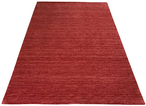 Orientmatta 120 x 180 cm rosa Gabbeh Loom handgjord golvmatta 100 % ull G542