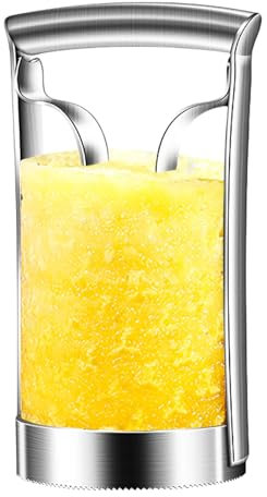 Weqizuerqi Découpe-Ananas Professionnel | Coupe-Fruits Multifonction | Outil Multifonction 2-en-1 pour Légumes, Ananas, Pastèque, Poivron, Mangue et Autres Fruits