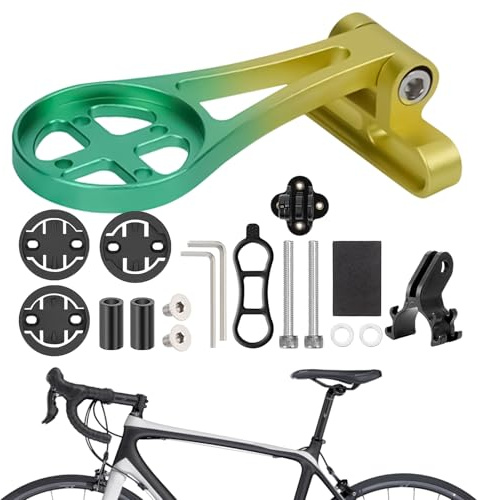 Duroecsain - Soporte para bicicleta, soporte para bicicleta de montaña, ajustable para manillar de bicicleta, senderismo, todo terreno, navegación