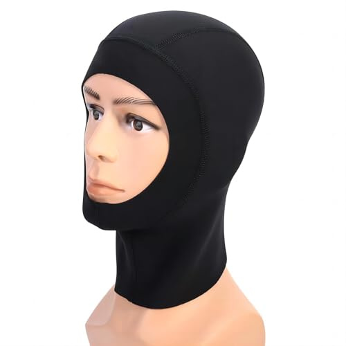 Berretto da Sub Unisex, 1mm/3mm Cuffia Neoprene Nuoto Acque Libere Scuba Snorkeling Muta Hood per Surf Divers