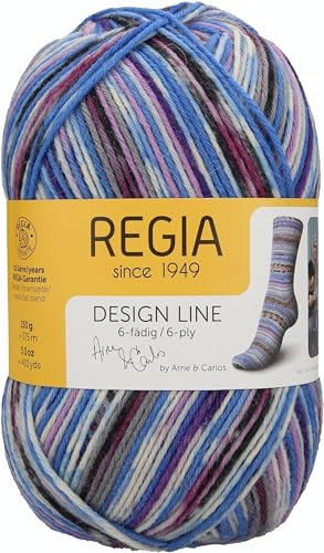 Schachenmayr REGIA 6P Color Design Line A&C 150g, 9801264-04012, Farbe:Nusfjord, Handstrickgarne