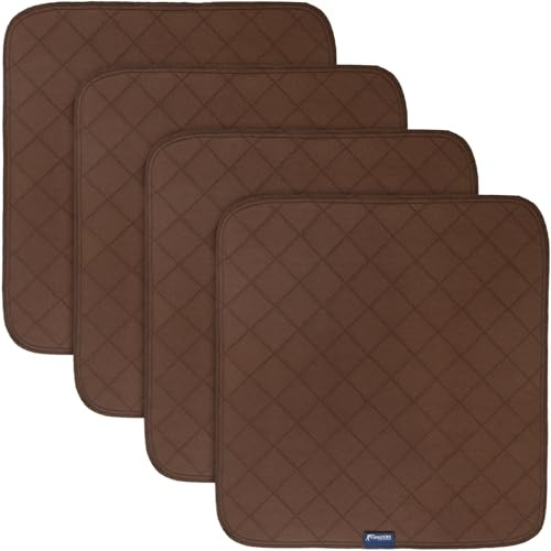 Waterproof Chair Pads for Incontinence 22 x 21, 4 Pack