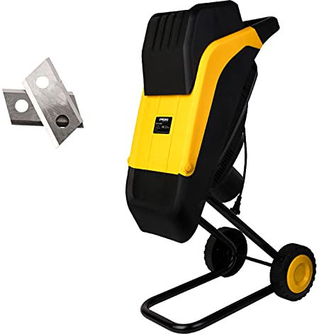 Trituradoras de Ramas de árboles multifuncionales, trituradora eléctrica de 2500 W, Herramienta de jardín, astilladora de Madera Que se Puede Romper Ramas, 20 mLine