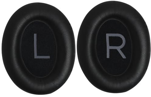 Coussinets d'oreille de Remplacement pour Bose QuietComfort 45 Casque Circum-aural, Housse Casque pour Bose qc45, Cuir Protéiné Mousse Coussin pour Bose QC45 /QC SE, Coussinets de Rechange, Noir