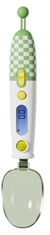 Cuchara de pesaje, báscula de cuchara - Cuchara medidora digital de precisión con pantalla LED - Cuchara de pesaje digital con cabeza de cuchara electrónica desmontable, para suplemen