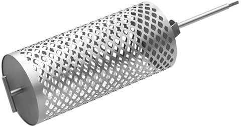 Breeo Cesta de asador – Accesorio de parrilla para pollo, pavo, barbacoa, brochetas – Accesorios de cocina de fuego vivo – Solo accesorio de cesta de secadora